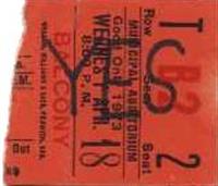 Ticket Stubs